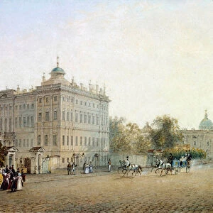 View of the Perspective Nevsky (Nevsky) in St. Petersburg in 1830