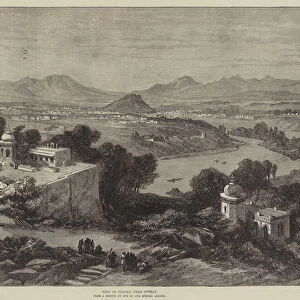 View of Poonah, near Bombay (engraving)