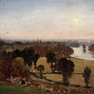 View from Richmond Hill (oil on canvas)