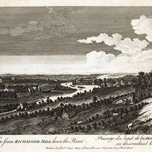 A View from Richmond Hill down the River, printed for Robert Sayer Map & Printseller