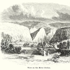 View on the River Jordan (engraving)