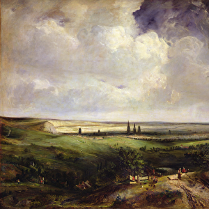 View of Rouen, 1831 (oil on canvas)
