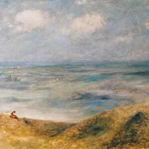 View of the Sea, Guernsey (oil on canvas)
