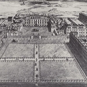 View of Southampton (or Bloomsbury) Square about 1746 (litho)