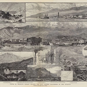 Views in Tenerife, Canary Islands, the New Winter Sanatorium in the Atlantic (engraving)