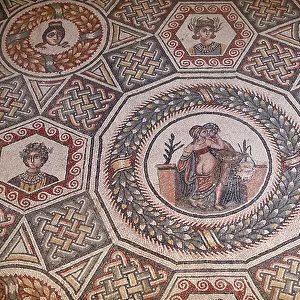 Villa Romana del Casale, Piazza Armerina, Sicily, Italy. Mosaic