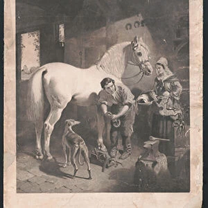 The Village Blacksmith, 1858-59 (etching with aquatint)