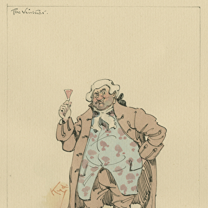 The Vintner, c. 1920s (pen & ink with w / c on paper)