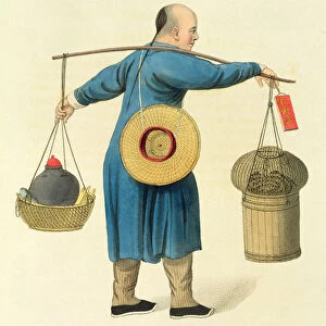 A Viper Seller, plate 46 from The Costume of China, engraved by J