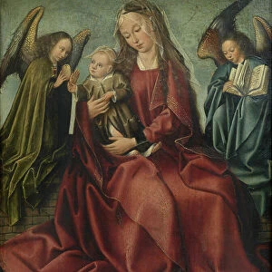 The Virgin and Child between two angels, 1495 (oil on panel)