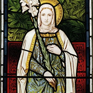 The Virgin Mary, 1873 (stained glass)