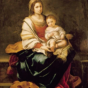 The Virgin of the Rosary (oil on canvas)