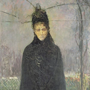 Virginia Oldoini (1837-99) Countess of Castiglione, Memory of 1893, 1914 (oil on canvas)