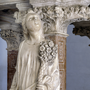 Virtue of Hope, Tomb of Saint Peter, c. 1336 (marble)