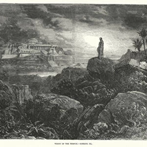 Vision of the Temple, Ezekiel XL (engraving)