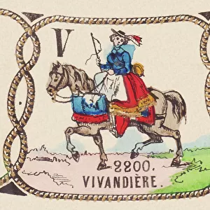 Vivandiere, around 1860 (print)