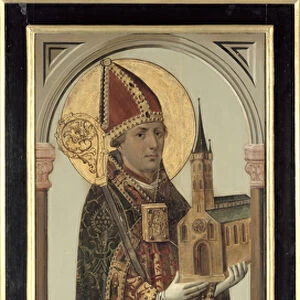 Votive Panel Depicting St. Ansgar, 1457 (oil on panel)