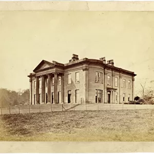 Vview of Roundhay house, Roundhay Park, Leeds (albumen print)