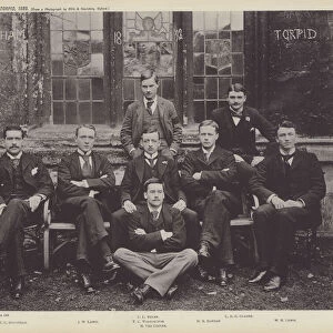 Wadham College Torpid, 1893 (b / w photo)
