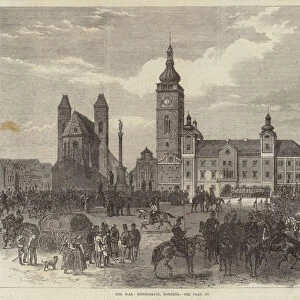 The War, Koniggratz, Bohemia (engraving)