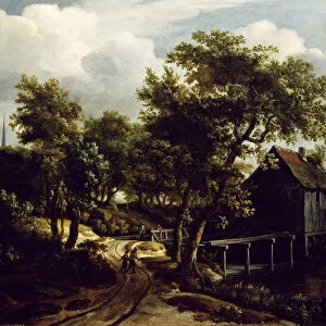The Water Mill, 1662 (oil on panel)