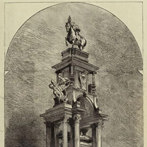 The Wellington Memorial in St Pauls Cathedral as Originally designed by Mr Alfred G Stevens (engraving)