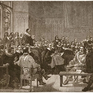 The Westminster Assembly of Divines, illustration from The Church of England