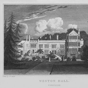 Weston Hall, Yorkshire (engraving)