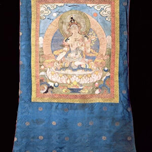 White Tara, from Bhutan (textile)
