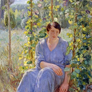 Wife in the Sun (oil on canvas)
