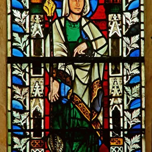 Window depicting St. Margaret (stained glass)