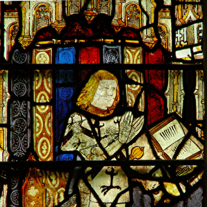 Window N5 depicting a donor - Sir Reginald Grey (stained glass)