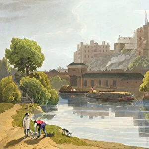 Windsor Castle, from a compilation of views of Windsor, Eton and Virginia Water, c