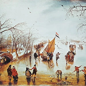 Winter Scene (panel)
