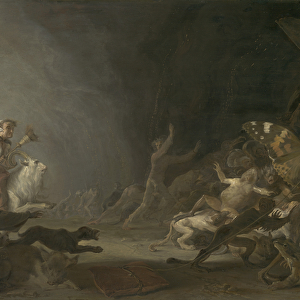 A Witches Sabbath, c. 1650 (oil on panel)