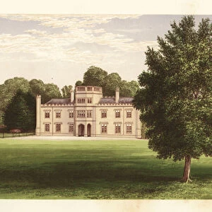 Wolseley Hall, Staffordshire, England. 1880 (engraving)
