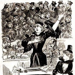 Woman lawyer, 1883 (illustration)