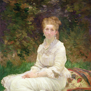 The Woman in White, c. 1880 (oil on canvas)