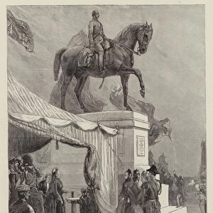 The Womens Jubilee Offering, Unveiling of the Statue of the Late Prince Consort in Windsor Great Park by the Queen (engraving)