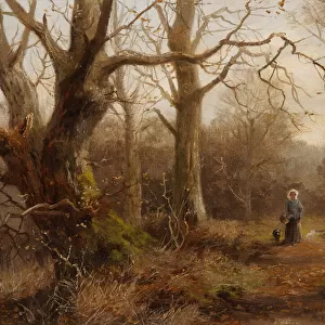 Woodland Scene, 1892 (oil on canvas)
