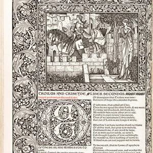 The Works of Geoffrey Chaucer Now Newly Imprinted by Geoffrey Chaucer