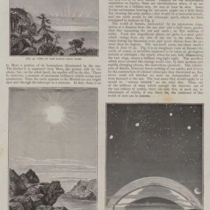 How our world looks from other worlds (engraving)