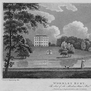 Wormley Bury, the seat of Sir Abraham Hume Baronet (engraving)