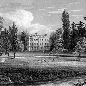 Writtle Lodge, Essex, engraved by William Tombleson, 1832 (engraving)