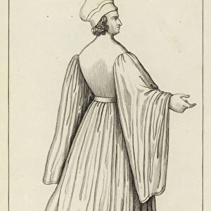 XIII Siecle, Guillaume, Comte de Toulouse (engraving)