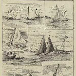 Yachting at Bermuda (engraving)