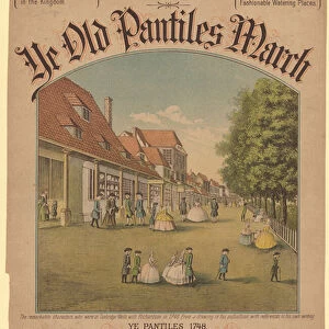 Ye Old Pantiles March (colour litho)