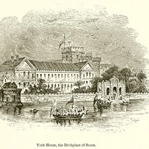 York House, the Birthplace of Bacon (engraving)