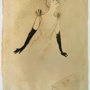 Yvette Guilbert, 1894 (litho)