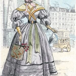 1849, Womens fashion in nineteenth-century Paris, Boutet, Henri (1851-1919)